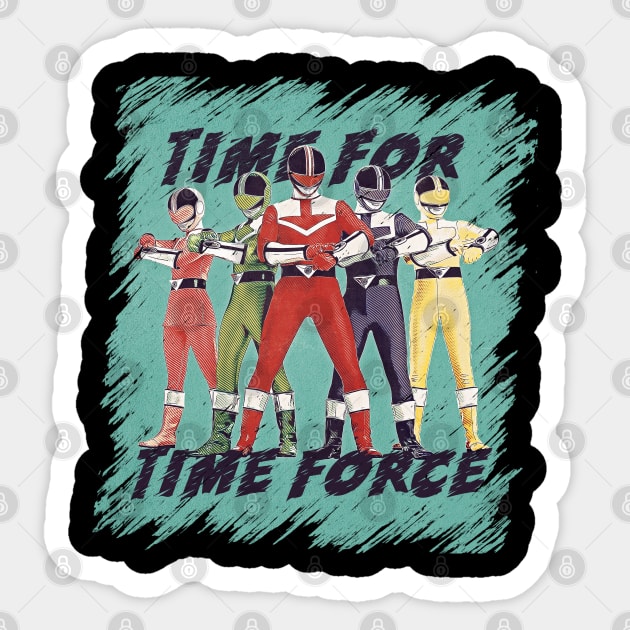 Time For Time Force Sticker by creativespero